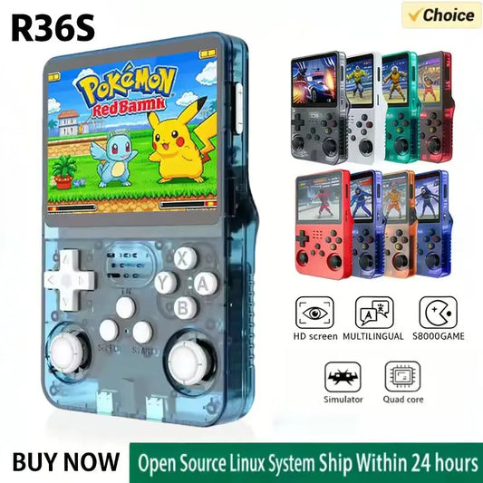 R36S Retro Game – Consola Portátil Retro con +15.000 Juegos
